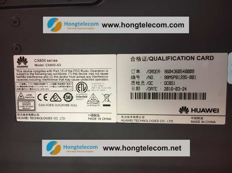 Huawei CX600-X3 снимка