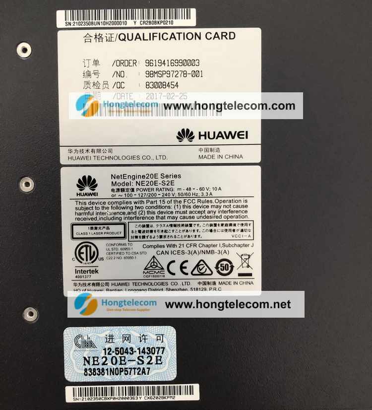 Huawei NE20E-S2E Bild