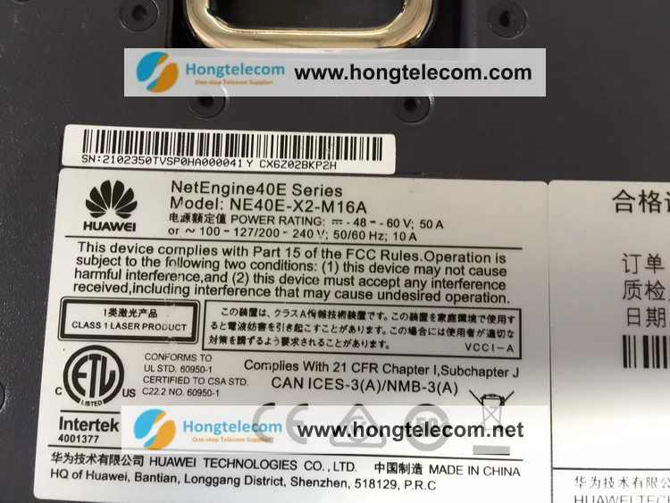 Huawei NE40E-X2-M16A снимка