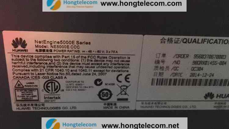 Huawei NE5000E CCC billede